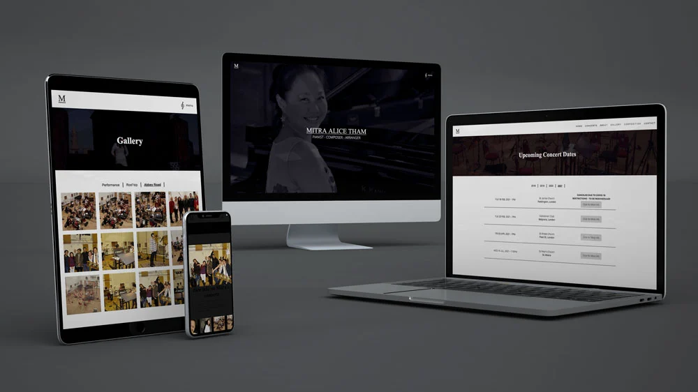 Mitra Alice Tham website concept preview